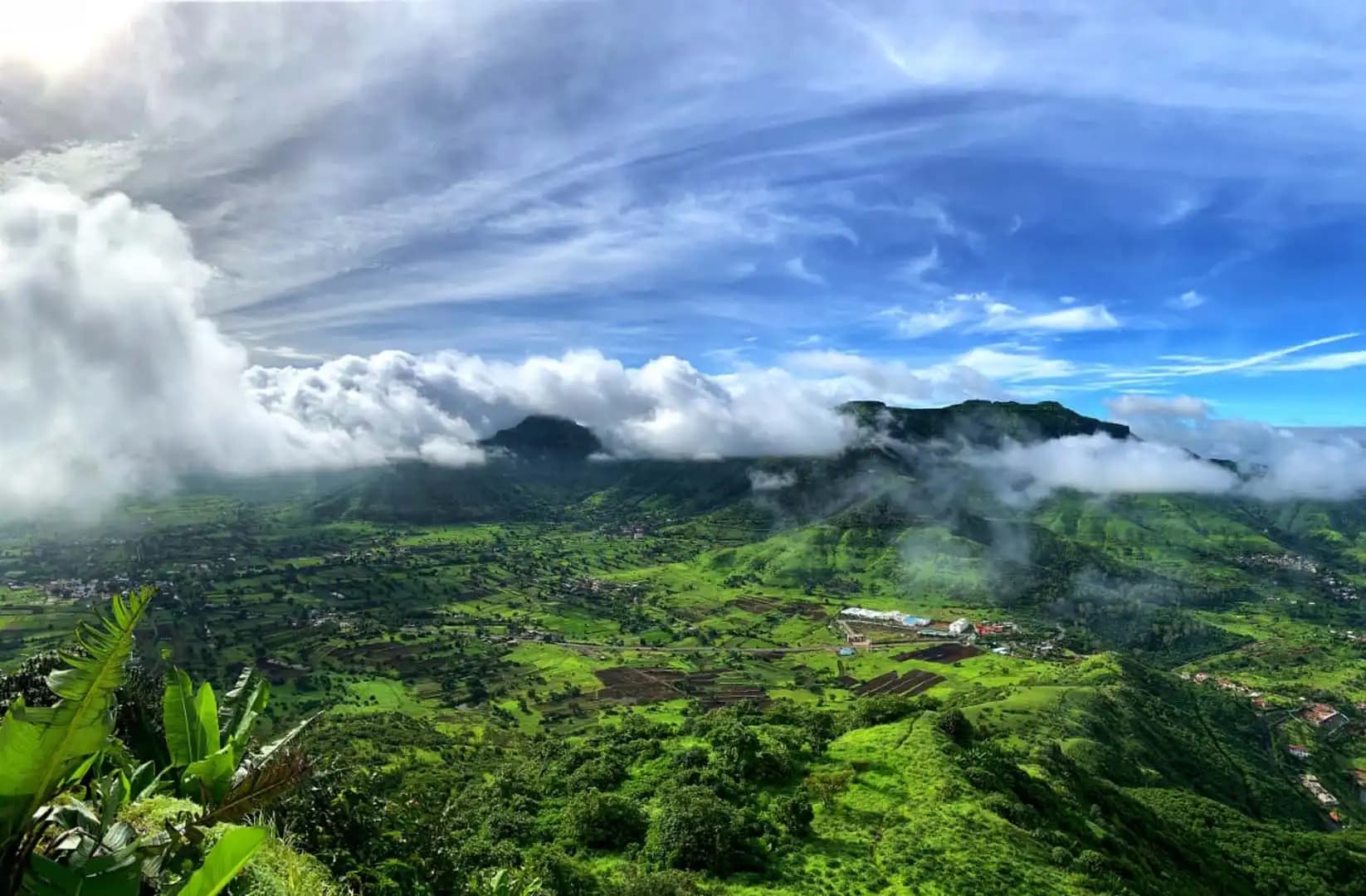 Aerial panorama — Royal Purandar
